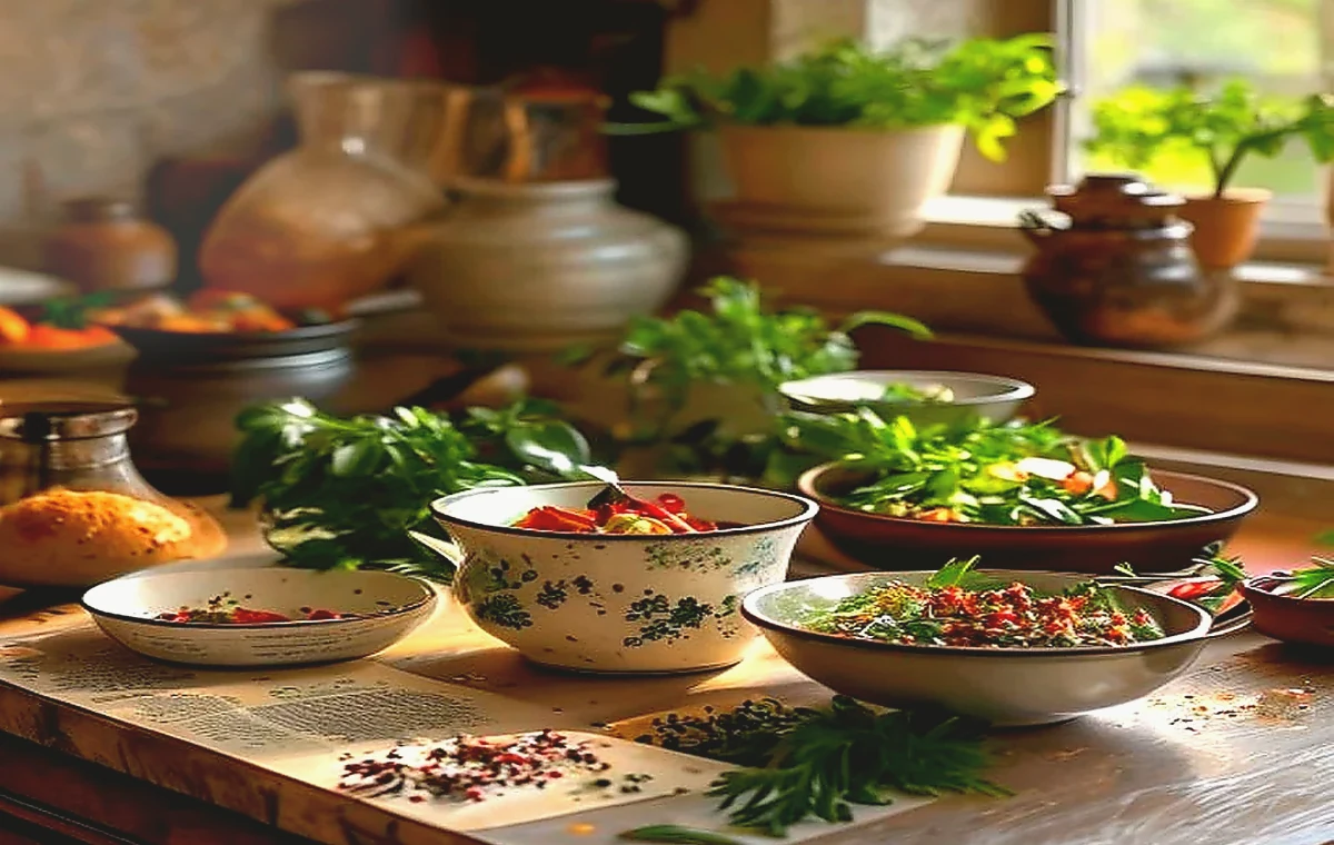 غداء وردي سريع: طبق متوازن من مكونات البيت